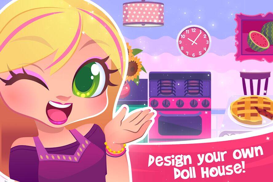 Скачать взломанную Мой кукольный домик - игры [Бесплатные покупки] MOD apk на Андроид