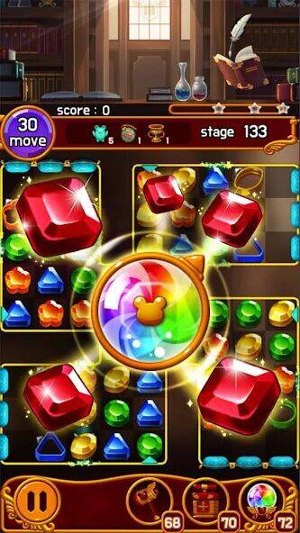Скачать взломанную Jewel Magic Castle [Мод меню] MOD apk на Андроид