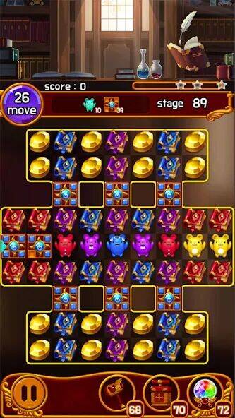 Скачать взломанную Jewel Magic Castle [Мод меню] MOD apk на Андроид
