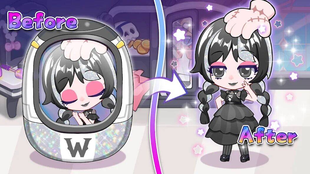 Скачать взломанную Chibi Doll: My School [Мод меню] MOD apk на Андроид