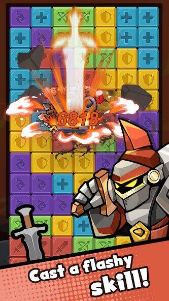 Скачать взломанную Legend of Aaron-Match & Puzzle [Бесплатные покупки] MOD apk на Андроид