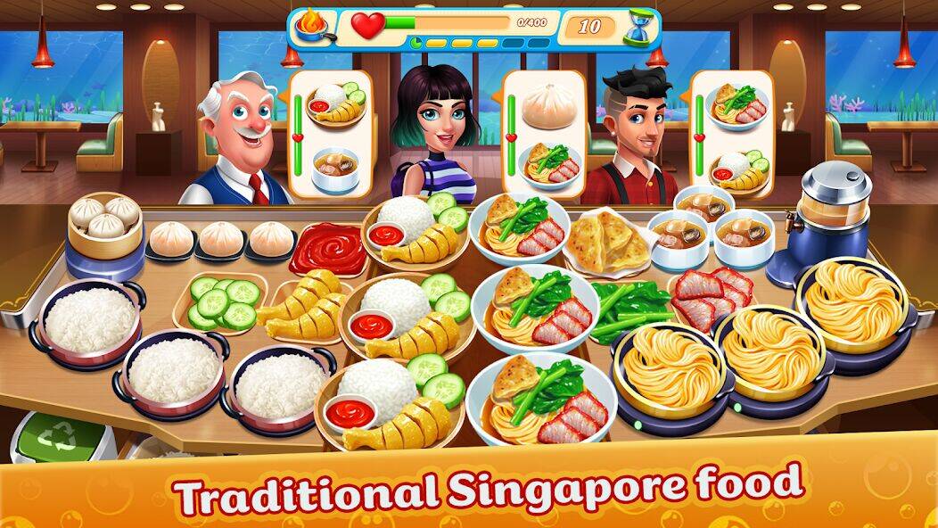 Скачать взломанную Cooking Aquarium - A Star Chef [Мод меню] MOD apk на Андроид
