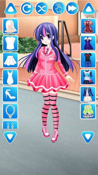 Скачать взломанную Pony College Student Dress Up [Мод меню] MOD apk на Андроид