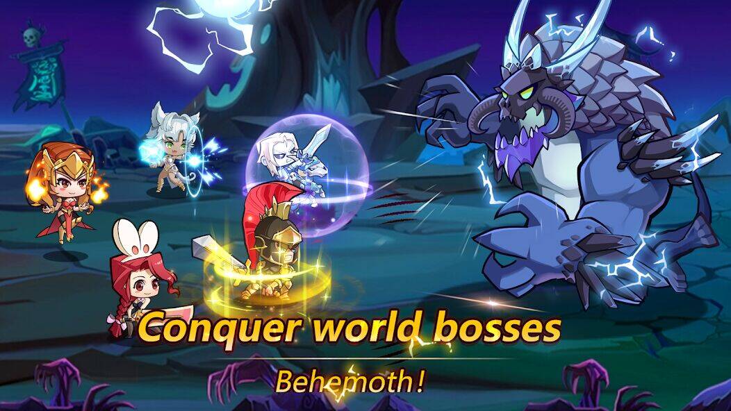Скачать взломанную Mythic Summon: Idle RPG [Много монет] MOD apk на Андроид