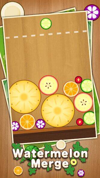Скачать взломанную Watermelon Merge [Много денег] MOD apk на Андроид