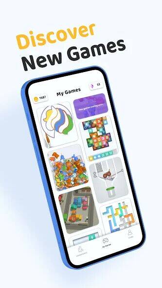 Скачать взломанную PlayTime - Discover and Play [Много монет] MOD apk на Андроид