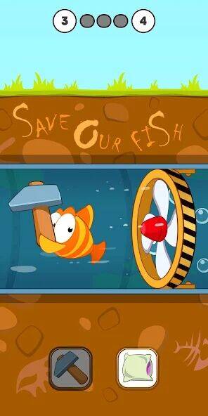 Скачать взломанную Neptune vs Mermaid: Fish Prank [Бесплатные покупки] MOD apk на Андроид