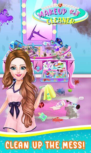 Скачать взломанную ASMR Makeup kit- Cleaning Game [Бесплатные покупки] MOD apk на Андроид