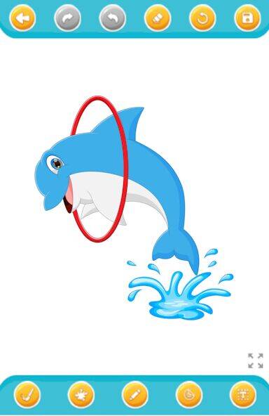 Скачать взломанную dolphin coloring game [Бесплатные покупки] MOD apk на Андроид