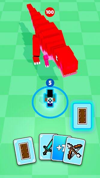 Скачать взломанную Craft Battle: Card Fight [Много денег] MOD apk на Андроид