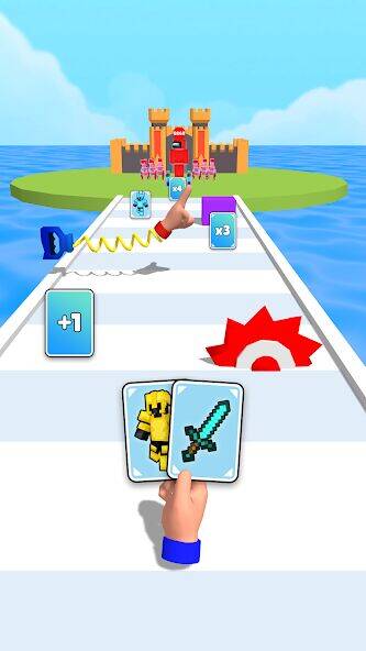 Скачать взломанную Craft Battle: Card Fight [Много денег] MOD apk на Андроид