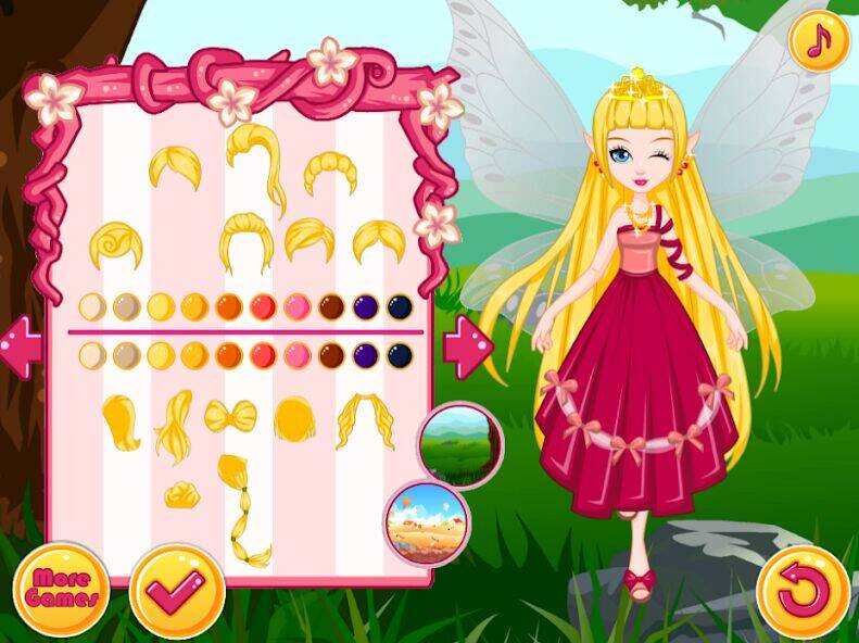 Скачать взломанную Феи одевалки: Игры для девочек [Много денег] MOD apk на Андроид