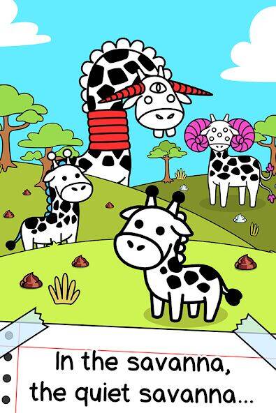 Скачать взломанную Giraffe Evolution: Жирафы [Много денег] MOD apk на Андроид