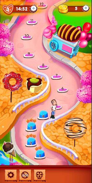 Скачать взломанную Candy Blast : Match 3 game [Много монет] MOD apk на Андроид