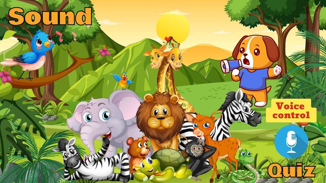 Скачать взломанную 100 Animals - Sound and Quiz [Мод меню] MOD apk на Андроид