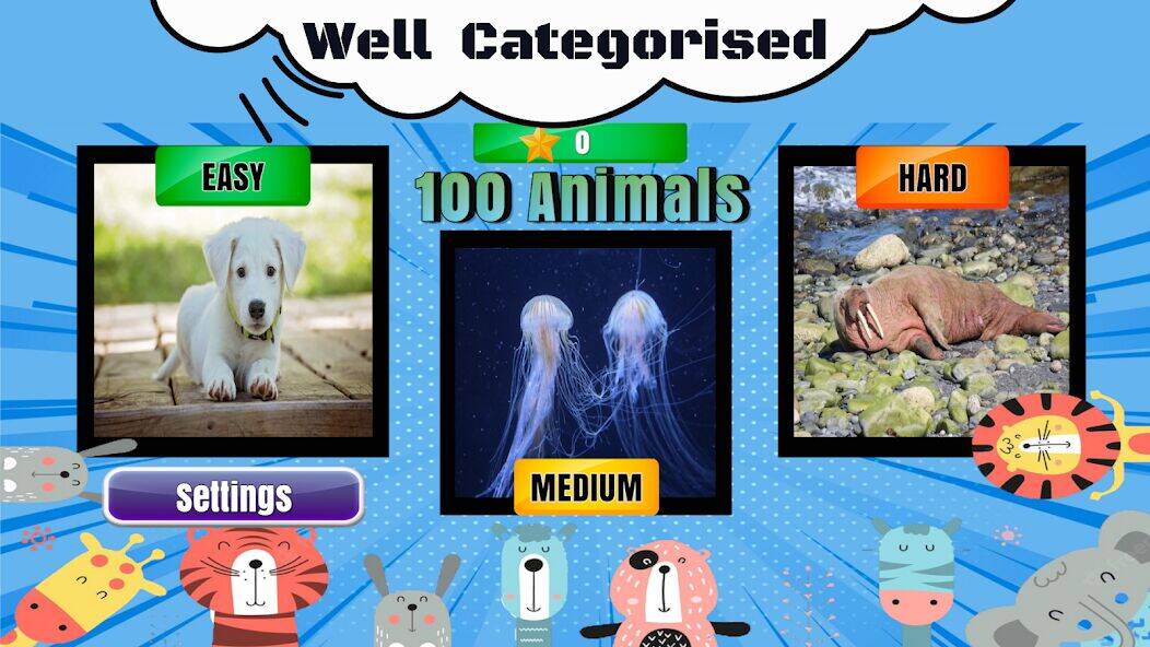 Скачать взломанную 100 Animals - Sound and Quiz [Мод меню] MOD apk на Андроид