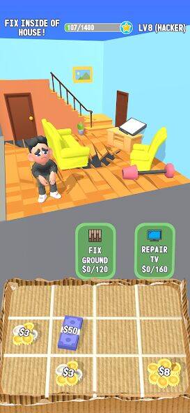Скачать взломанную Begging Life [Много монет] MOD apk на Андроид