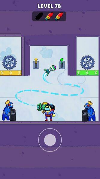 Скачать взломанную Rainbow Imposter: Rocket Move [Бесплатные покупки] MOD apk на Андроид