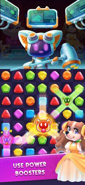 Скачать взломанную Match Club : PvP Match3 [Мод меню] MOD apk на Андроид