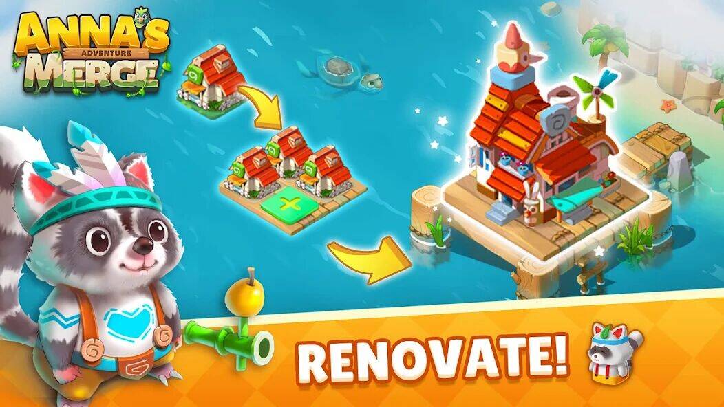 Скачать взломанную Anna's Merge Adventure [Мод меню] MOD apk на Андроид