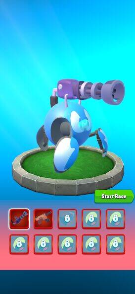 Скачать взломанную Pocket Robot Runner [Много денег] MOD apk на Андроид