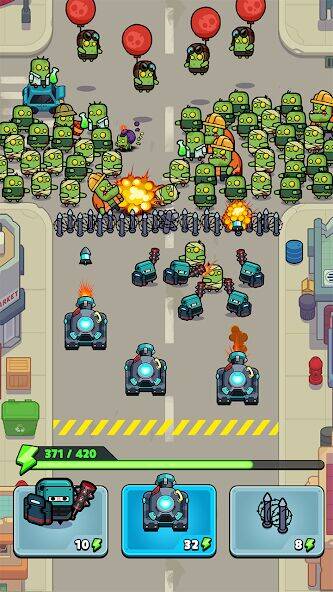 Скачать взломанную Police vs Zombie: Zombie City [Много монет] MOD apk на Андроид