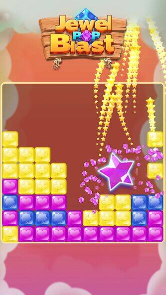Скачать взломанную Jewel Pop Blast [Много денег] MOD apk на Андроид