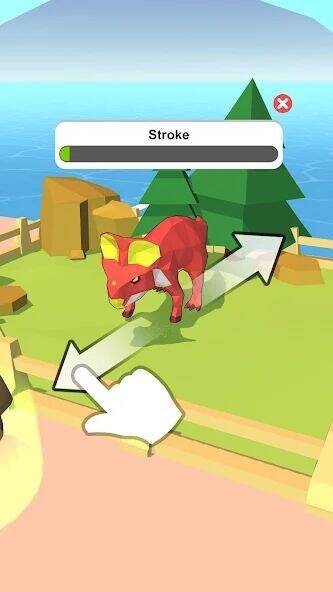 Скачать взломанную Магнат Дино: игра-стройка в 3D [Много денег] MOD apk на Андроид