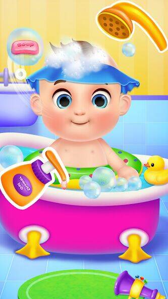 Скачать взломанную Mom newborn babysitter care [Мод меню] MOD apk на Андроид