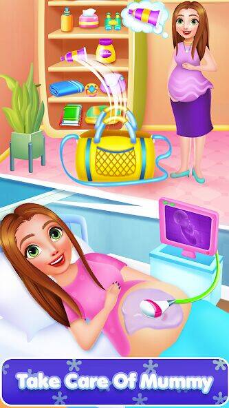 Скачать взломанную Mom newborn babysitter care [Мод меню] MOD apk на Андроид