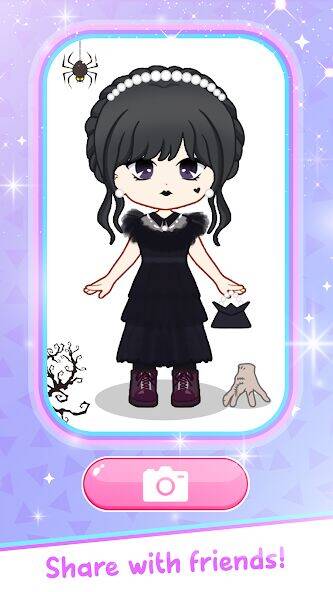 Скачать взломанную Doll Dress Up: Makeup Games [Много монет] MOD apk на Андроид