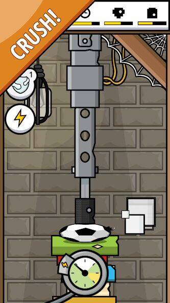 Скачать взломанную Hydraulic Press Pocket [Много денег] MOD apk на Андроид