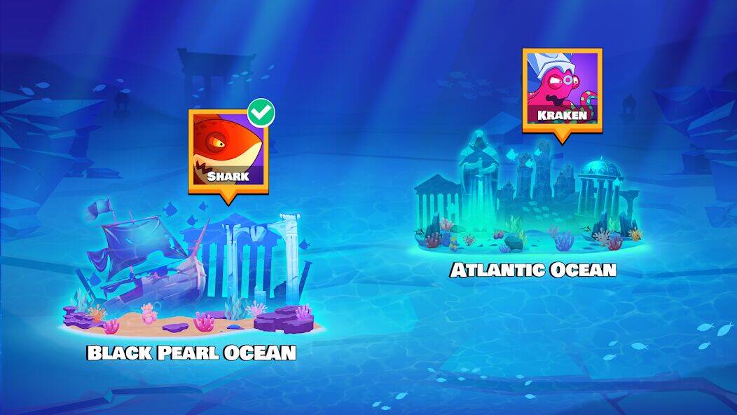 Скачать взломанную Eat Fish.IO : Aquarium Battle [Бесплатные покупки] MOD apk на Андроид