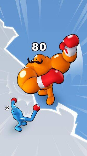 Скачать взломанную Punchy Race: драки на арене [Много монет] MOD apk на Андроид