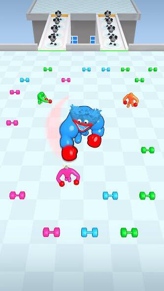 Скачать взломанную Punchy Race: драки на арене [Много монет] MOD apk на Андроид