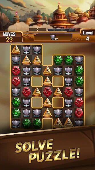 Скачать взломанную Fantastic Jewel Lost Kingdom [Много монет] MOD apk на Андроид