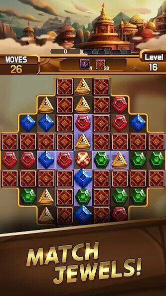 Скачать взломанную Fantastic Jewel Lost Kingdom [Много монет] MOD apk на Андроид