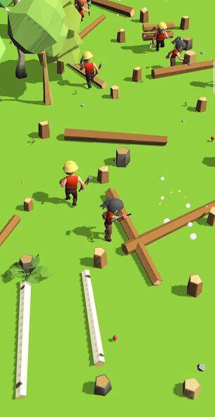 Скачать взломанную Lumber Empire: Idle Wood Inc [Много монет] MOD apk на Андроид