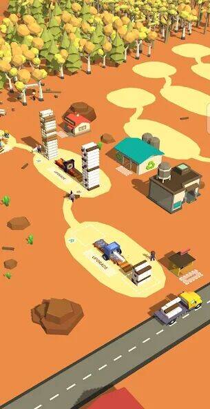 Скачать взломанную Lumber Empire: Idle Wood Inc [Много монет] MOD apk на Андроид