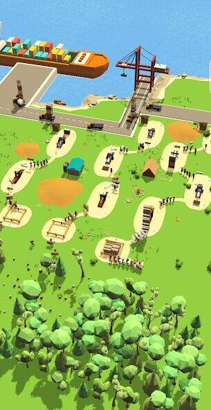 Скачать взломанную Lumber Empire: Idle Wood Inc [Много монет] MOD apk на Андроид
