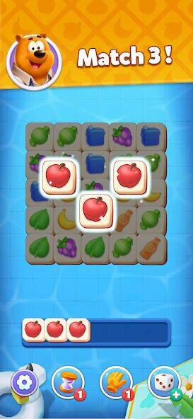 Скачать взломанную Tile Match - Brain Puzzle Game [Бесплатные покупки] MOD apk на Андроид