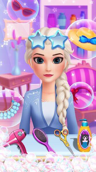 Скачать взломанную Hair Salon: Beauty Salon Game [Бесплатные покупки] MOD apk на Андроид