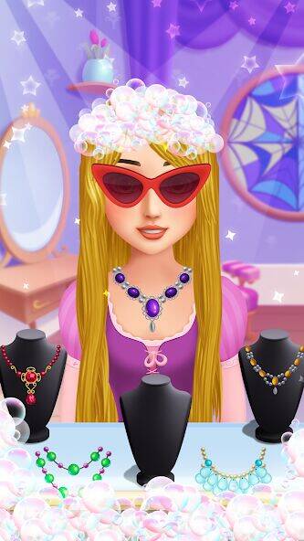 Скачать взломанную Hair Salon: Beauty Salon Game [Бесплатные покупки] MOD apk на Андроид