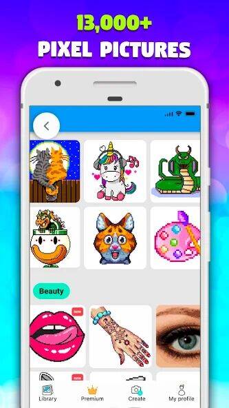 Скачать взломанную Раскраска по цифрам Рисовалка [Бесплатные покупки] MOD apk на Андроид