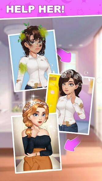 Скачать взломанную Merge Stylist-Fashion Makeover [Бесплатные покупки] MOD apk на Андроид