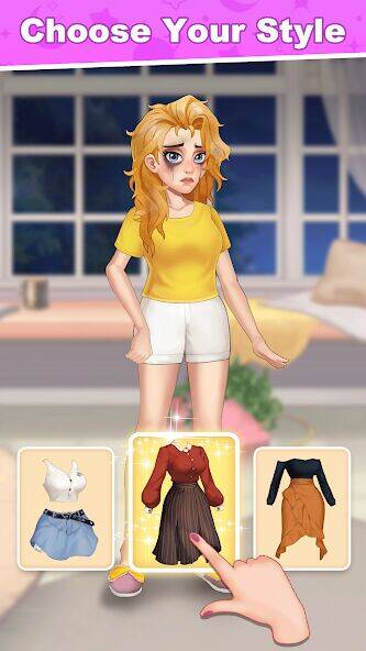 Скачать взломанную Merge Stylist-Fashion Makeover [Бесплатные покупки] MOD apk на Андроид