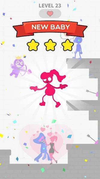 Скачать взломанную Love Archer rainbow monster [Мод меню] MOD apk на Андроид