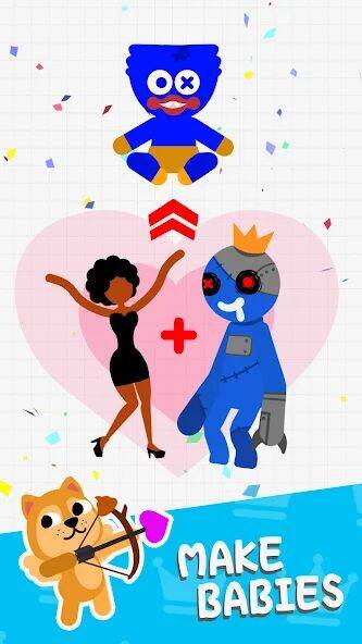 Скачать взломанную Love Archer rainbow monster [Мод меню] MOD apk на Андроид