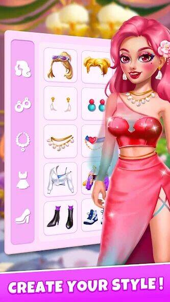 Скачать взломанную Fashion Nova: Merge & Stylist [Мод меню] MOD apk на Андроид