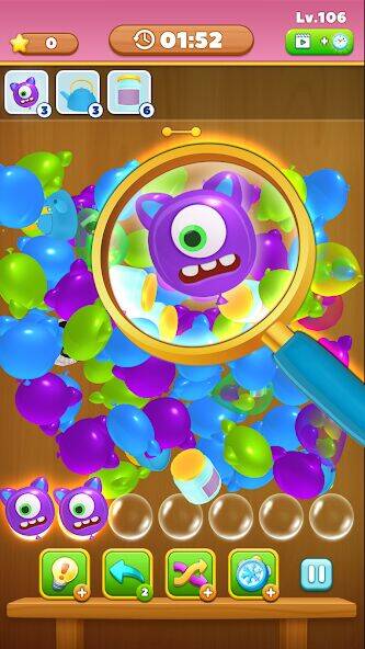 Скачать взломанную Match Triple Balloon [Много монет] MOD apk на Андроид